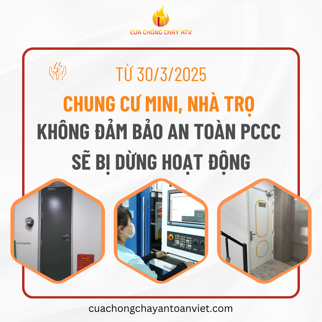 Từ 30/3/2025: Chung cư mini, nhà trọ không đảm bảo an toàn PCCC sẽ bị dừng hoạt động